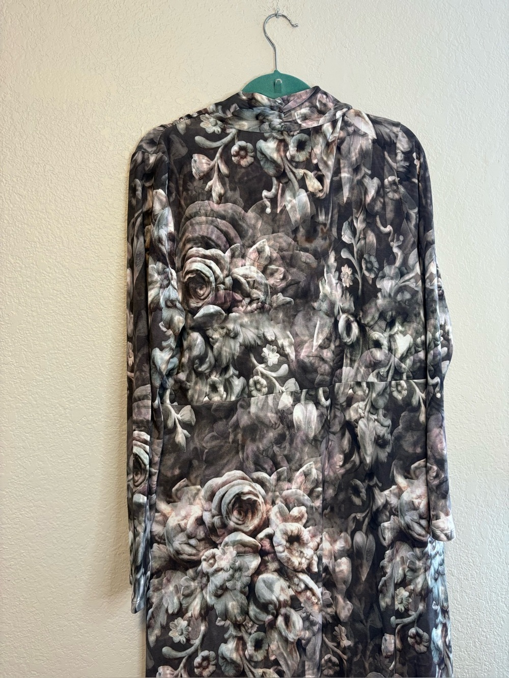 Soft Surroundings Naima Dress Floral Moody Dark Academia Maxi Dress XL - Picture 6 of 16